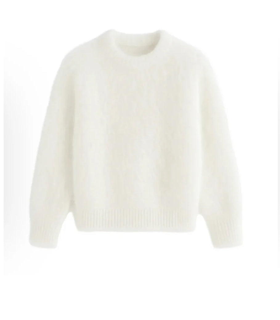White Mohair Jumper