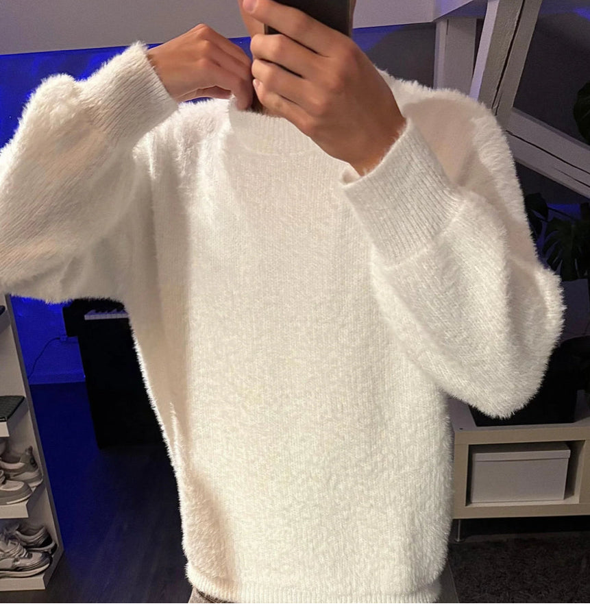 White Mohair Jumper